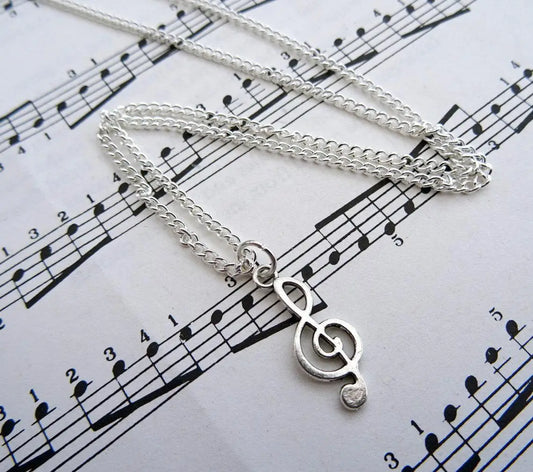 Treble Clef Necklace