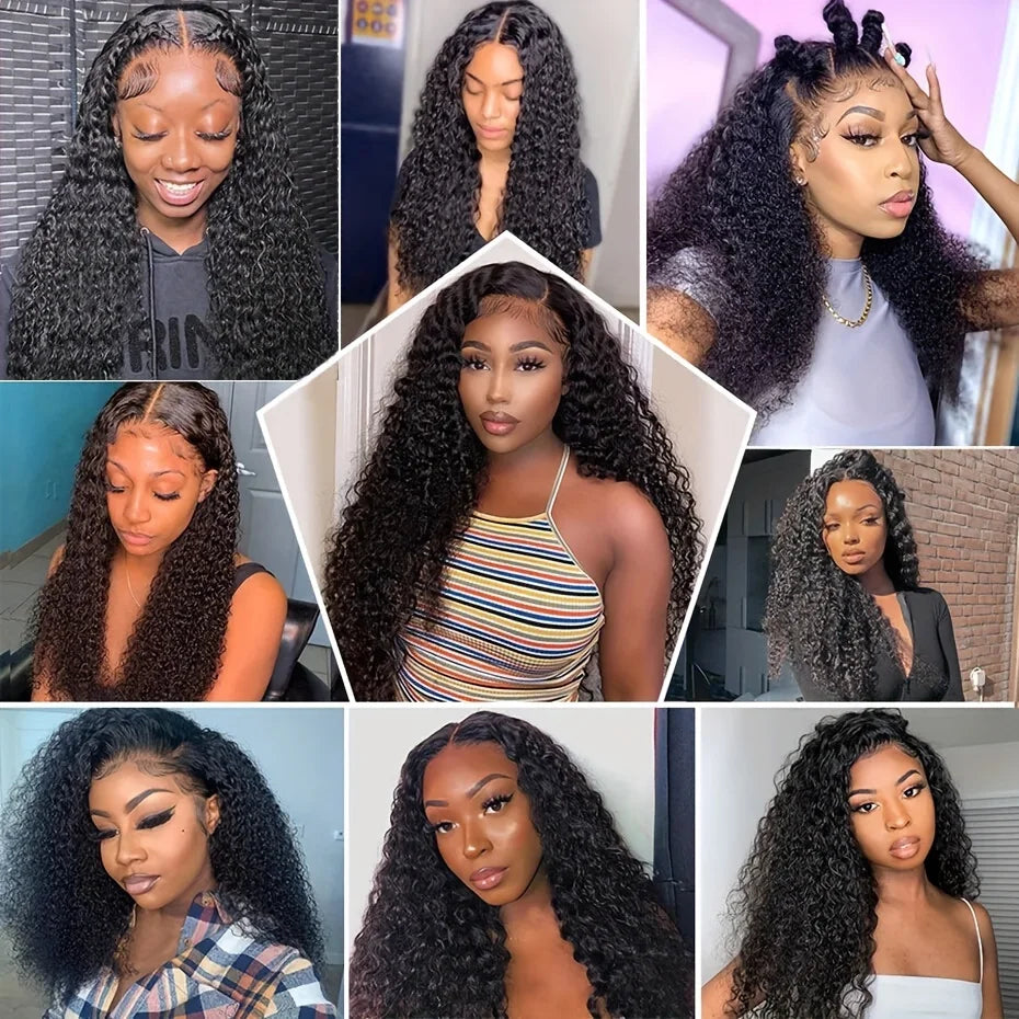 30 Inch Deep Wave Lace Front Wigs
