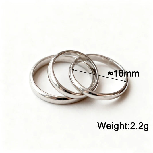 Stylish Interlocking Rings