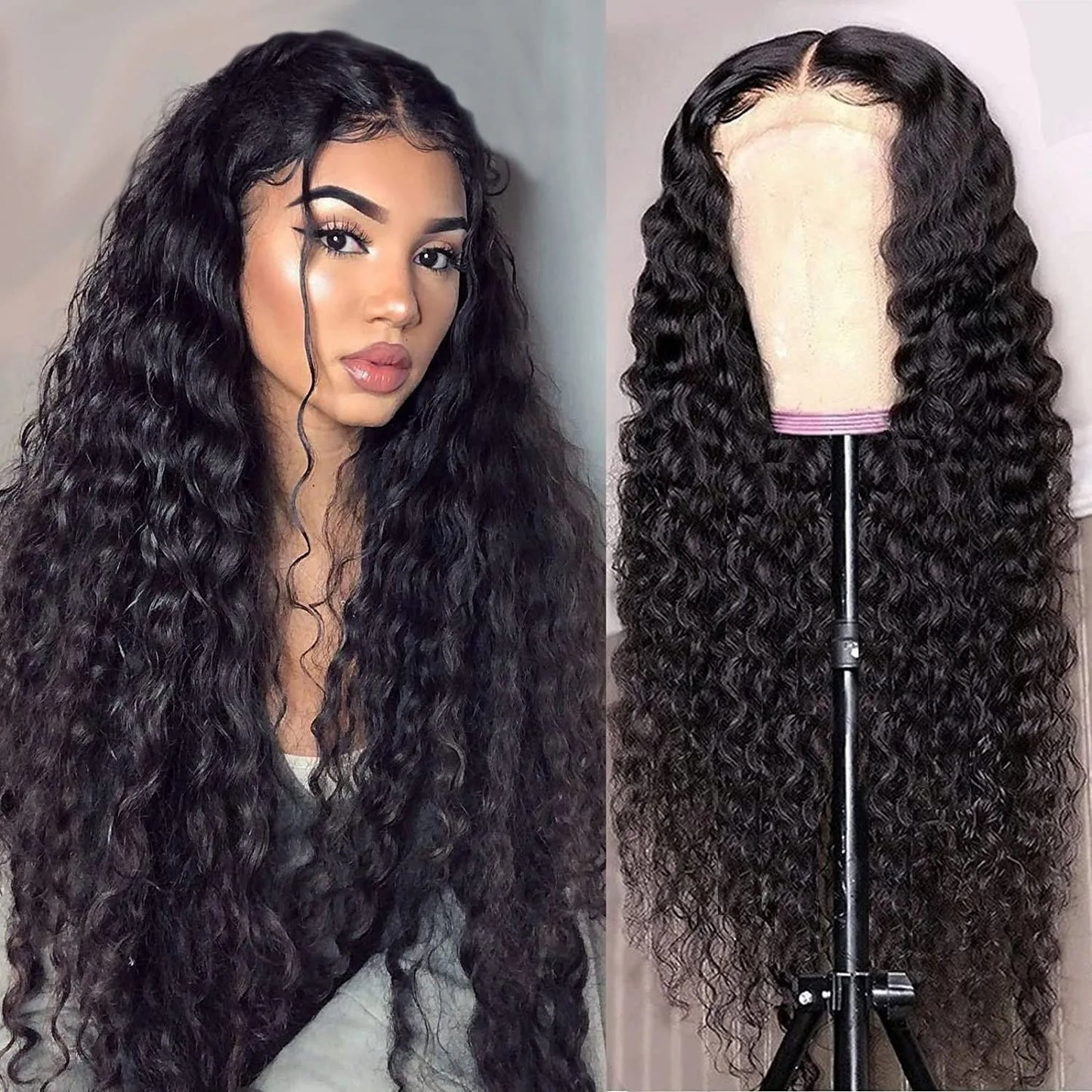 4/27 Deep Wave Wig curly