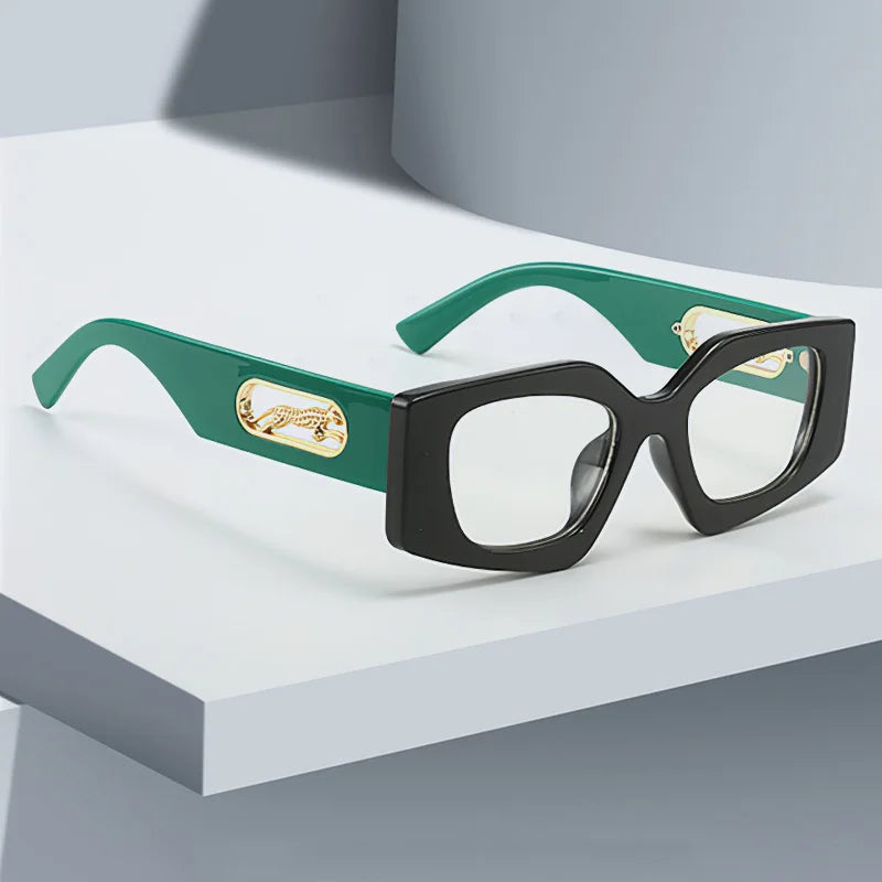 Black Geometric Glasses