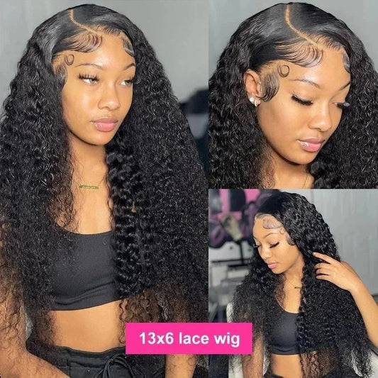 13x6 Deep Wave Lace Frontal Wig Curly