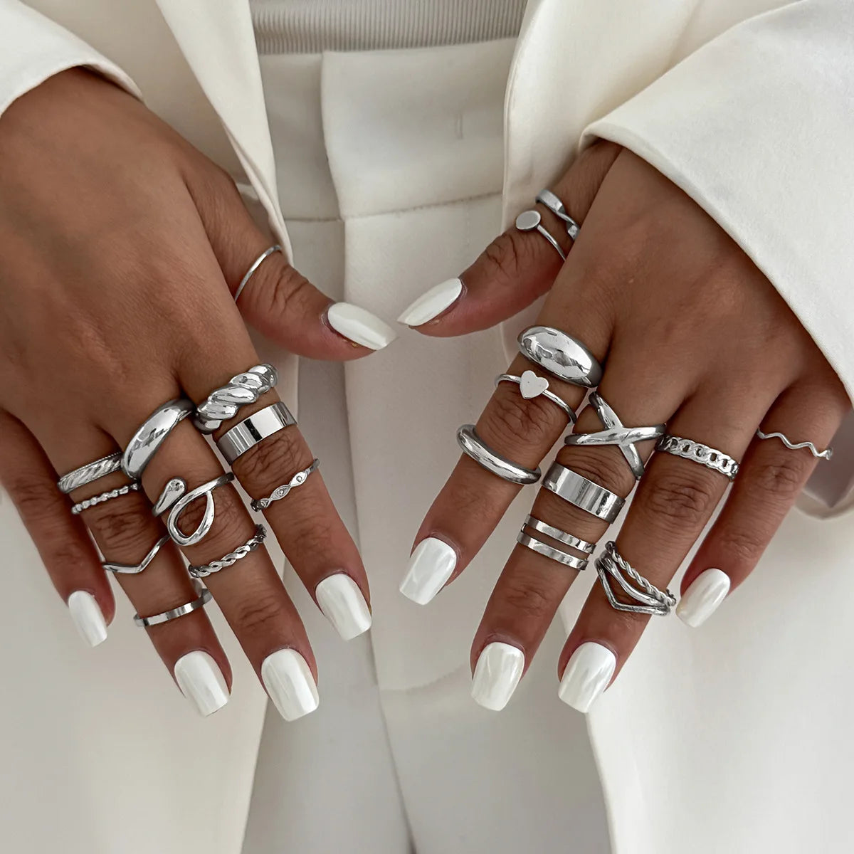 Rings Set Fashion Irregular