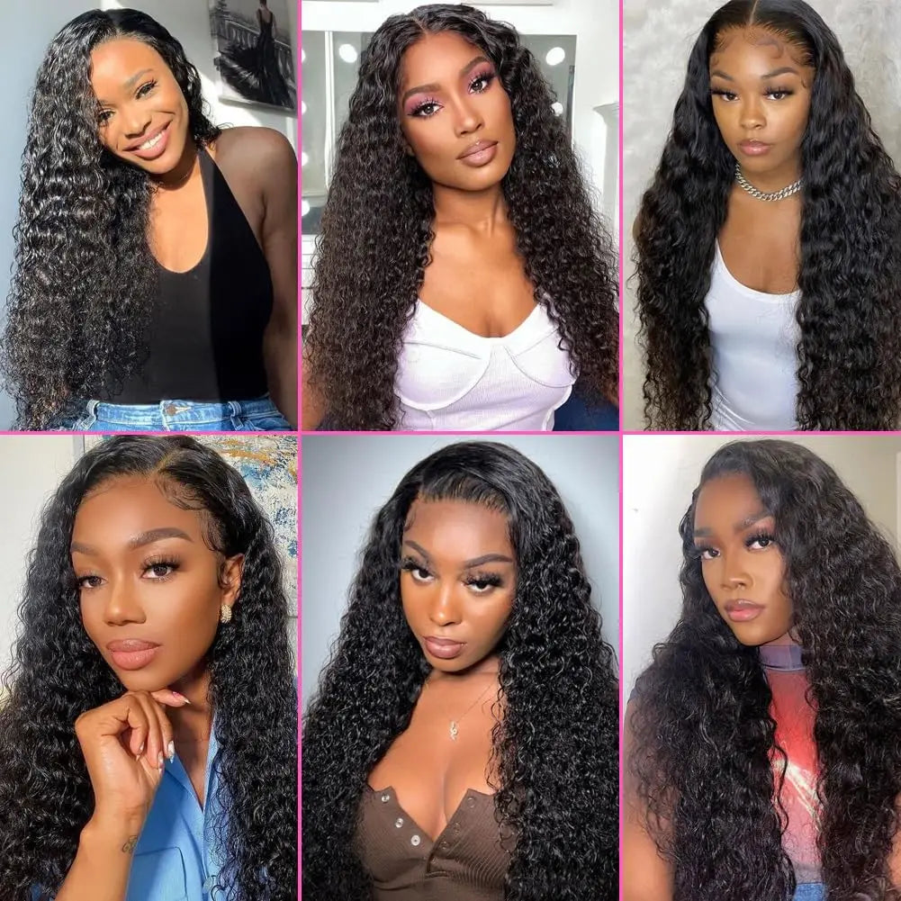 Deep Wave Lace Front Wigs curly