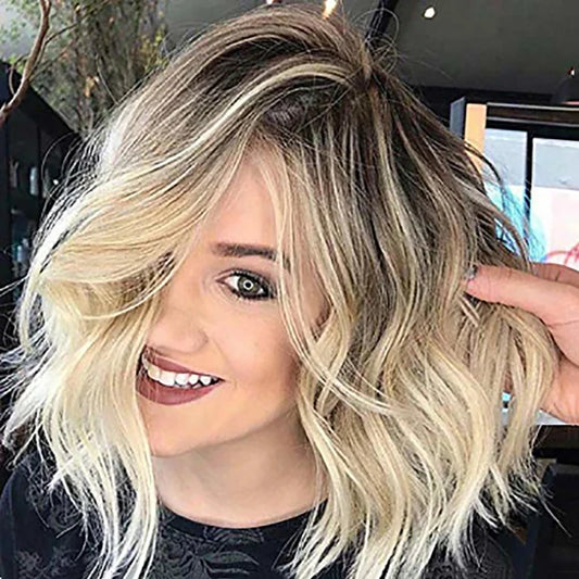 Synthetic Hair bob Curly