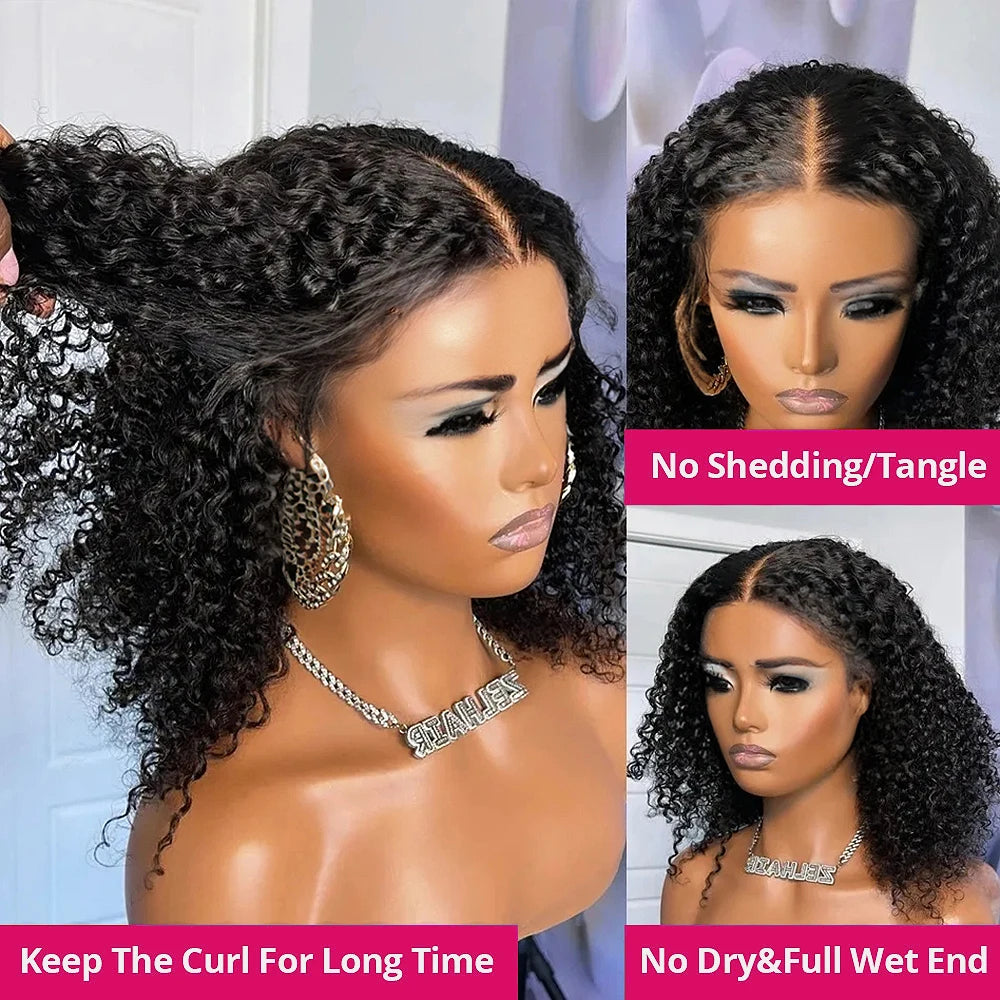 Wear And Go 13x4 Water Wave Bob curly