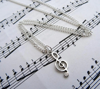 Treble Clef Necklace