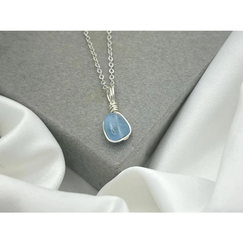 Aquamarine necklace