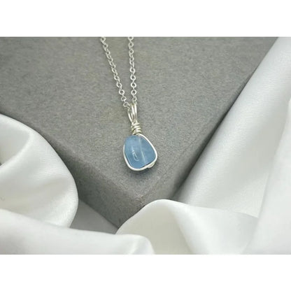 Aquamarine necklace