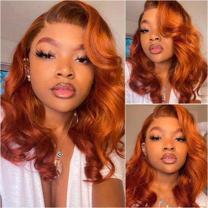 Ginger Orange Body Wave wig