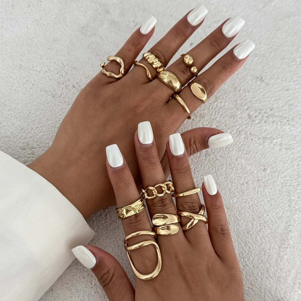 Rings Set Fashion Irregular