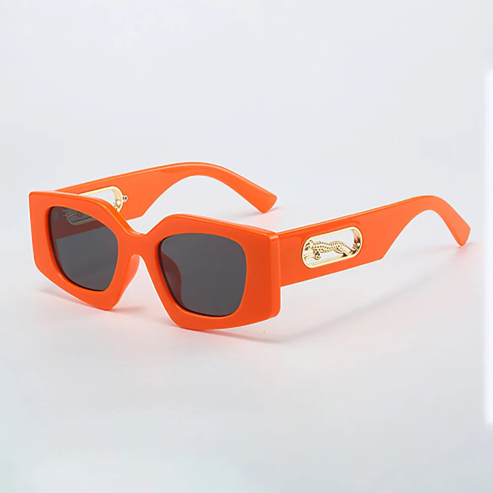 Black Geometric Glasses