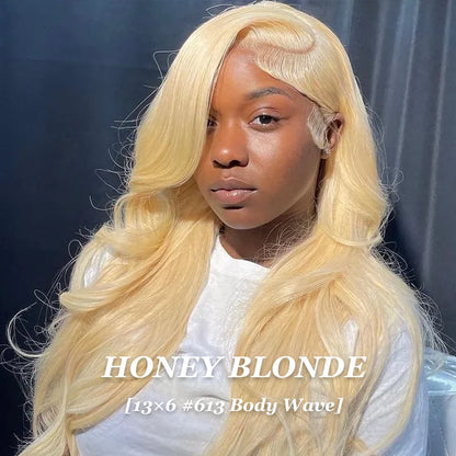 36 Inch #613 Honey curly Wig