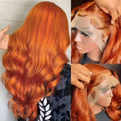 Ginger Orange Body Wave wig