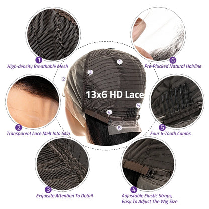 Chocolate Brown 13x4 Lace Front Hair
