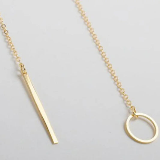 Metal Round Necklace