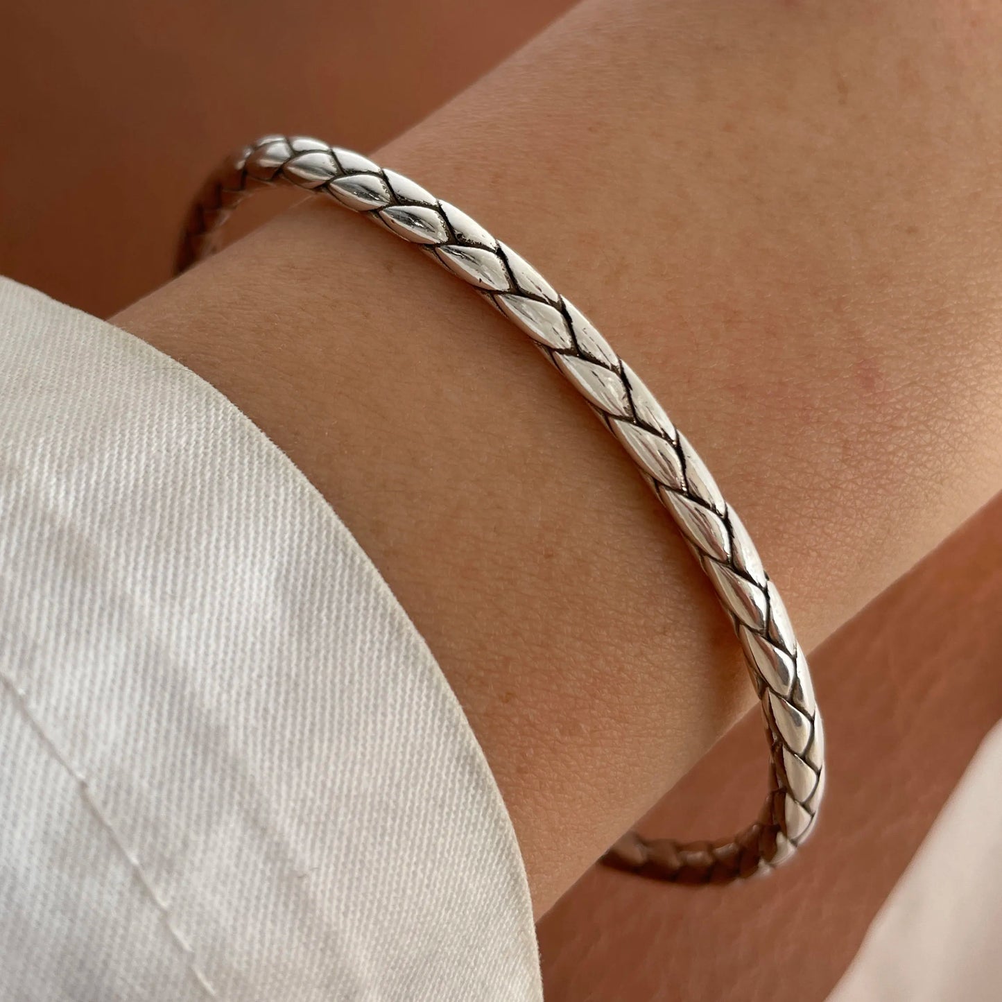 Sterling Silver Metal Bracelet