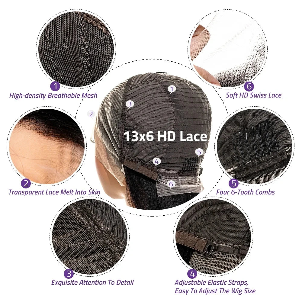 220 Density 13x6 HD Lace Frontal Wig