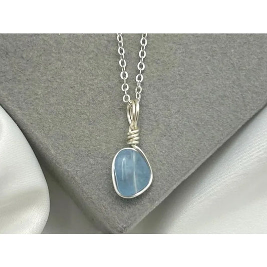 Aquamarine necklace