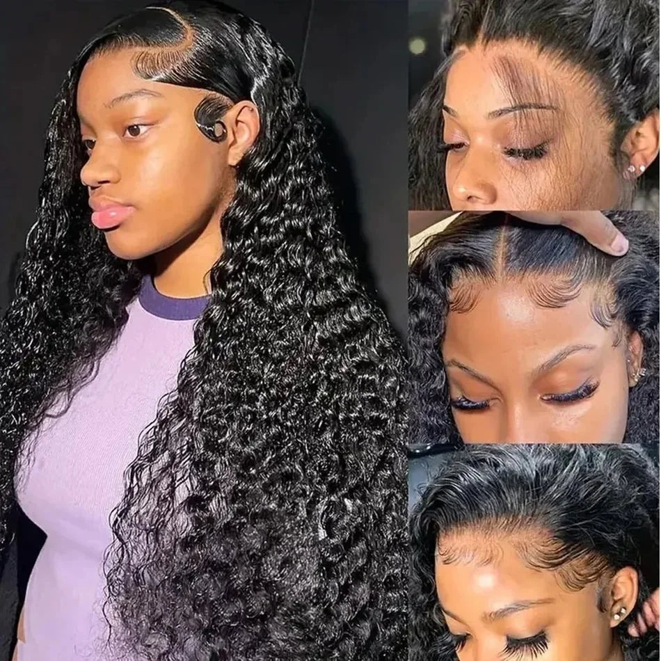 13x6 Deep Wave Lace Frontal Wig Curly