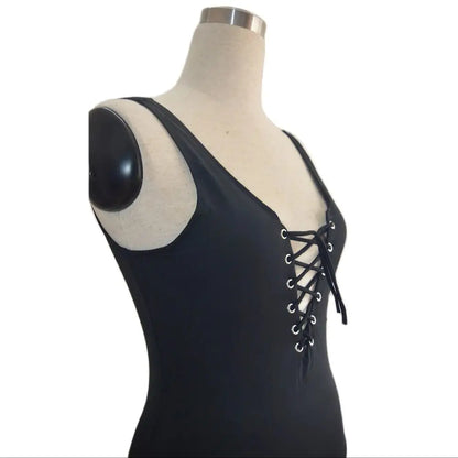 A Backless Swimsuit