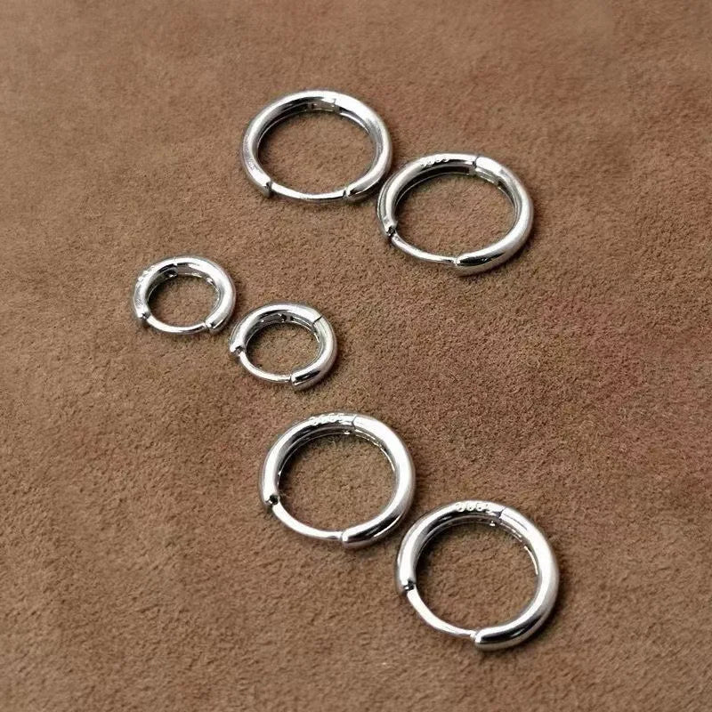 Exquisite 925 Sterling Silver Small Earrings