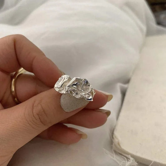 Irregular Pleated Ring