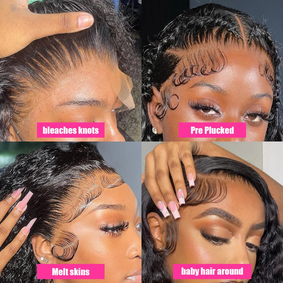 Deep Wave Lace Front Wigs curly