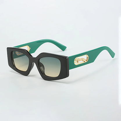 Black Geometric Glasses