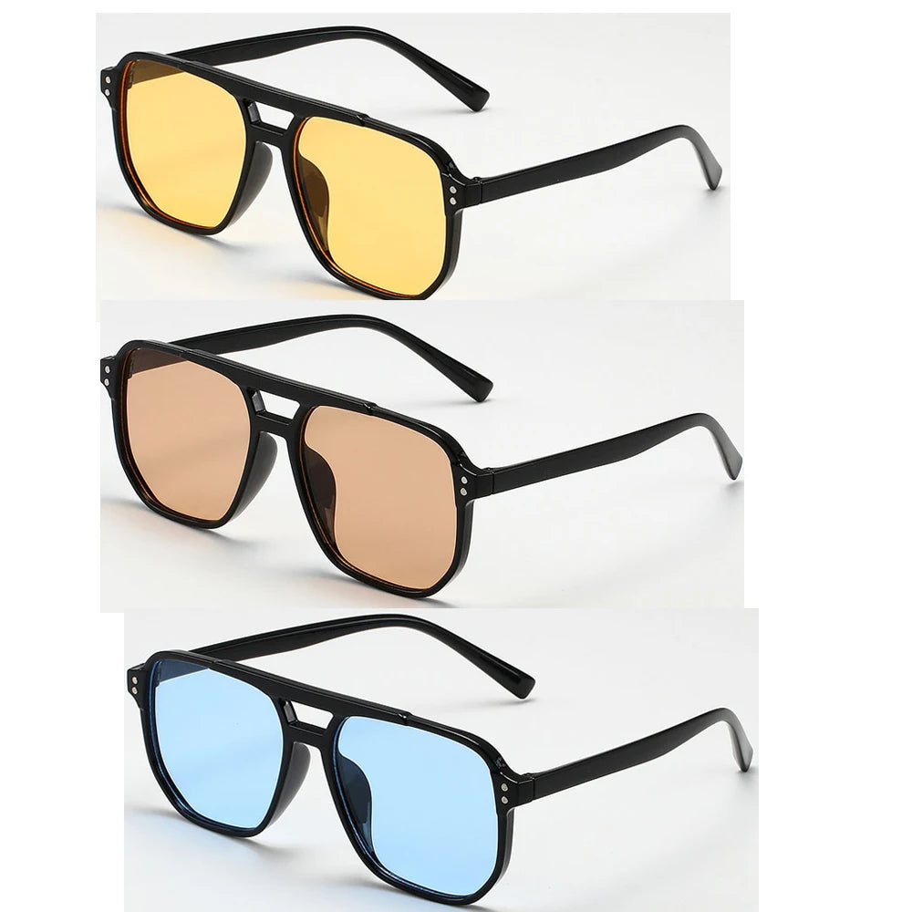 Retro Polygon Sunglasses