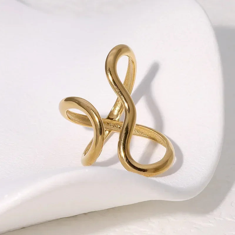 Irregular Stainless Steel Gold