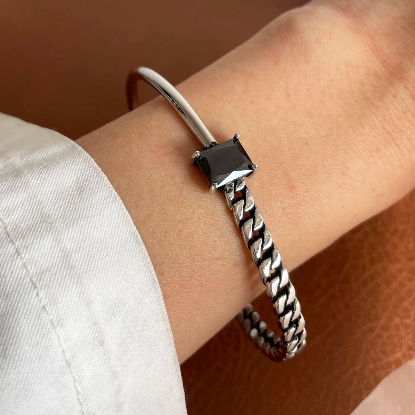 Sterling Silver Metal Bracelet