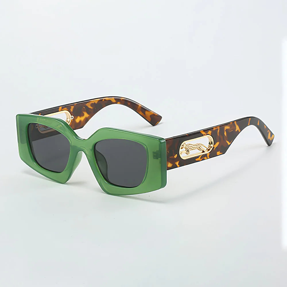 Black Geometric Glasses
