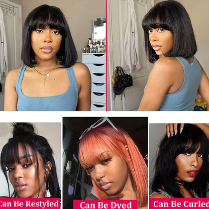 Straight Short Bob Wig