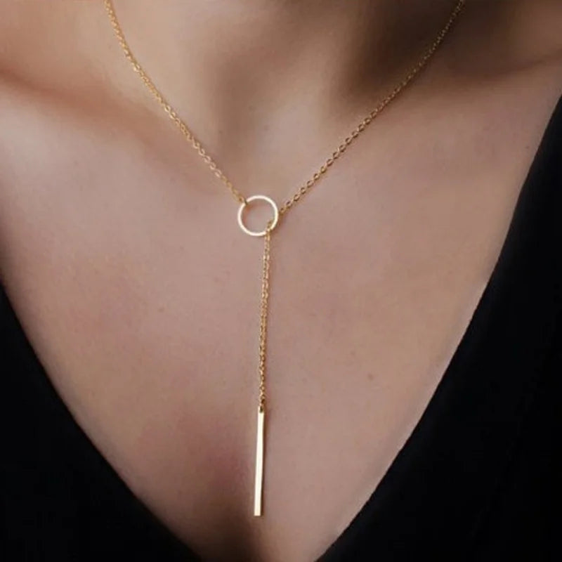 Metal Round Necklace