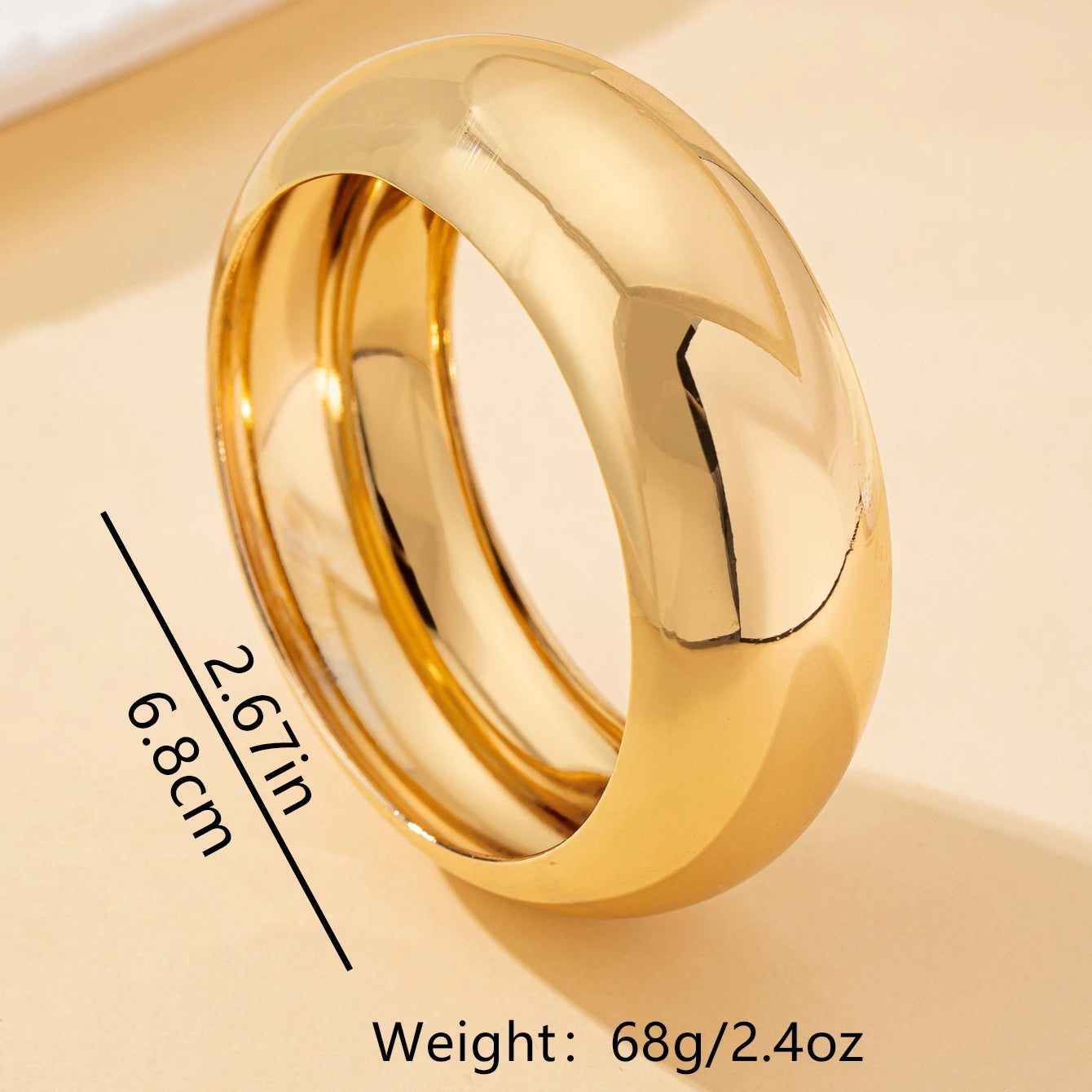 A Women's Bracelet with a Wide