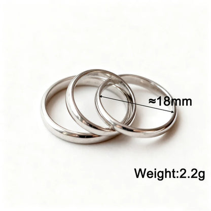 Stylish Interlocking Rings