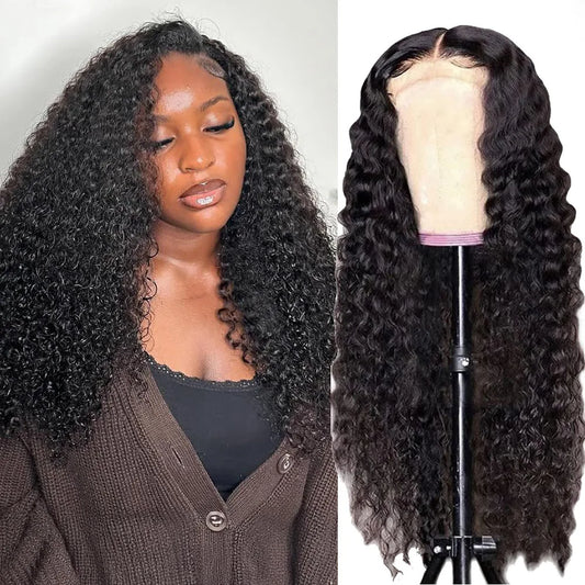 40 Inch Deep Wave Lace Front Wig curly