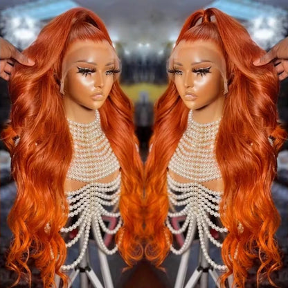 Ginger Orange Body Wave wig
