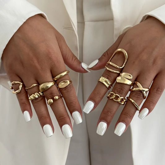 Rings Set Fashion Irregular