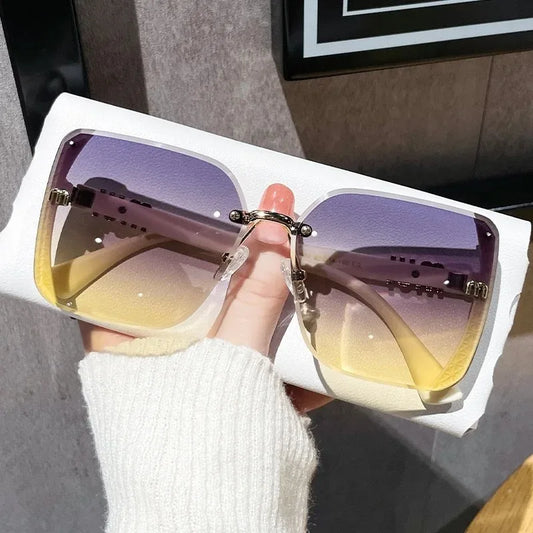 Anti Strong Light Vintage Rimless