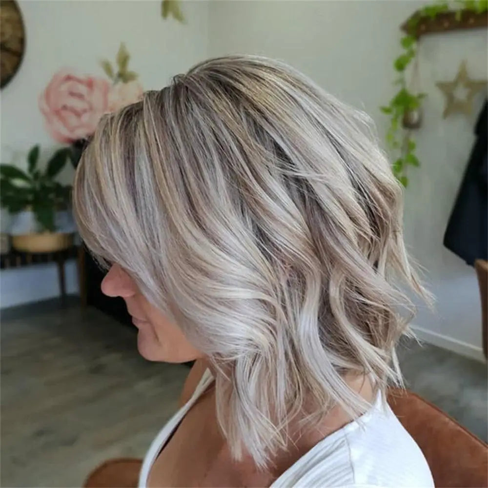 Synthetic Hair bob Curly