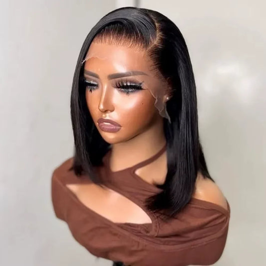 Bob Wig Human Hair 13x4