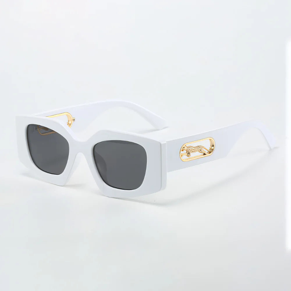 Black Geometric Glasses