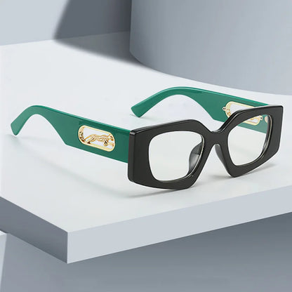 Black Geometric Glasses