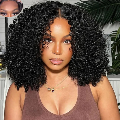 Curly Bob Wig 13x6