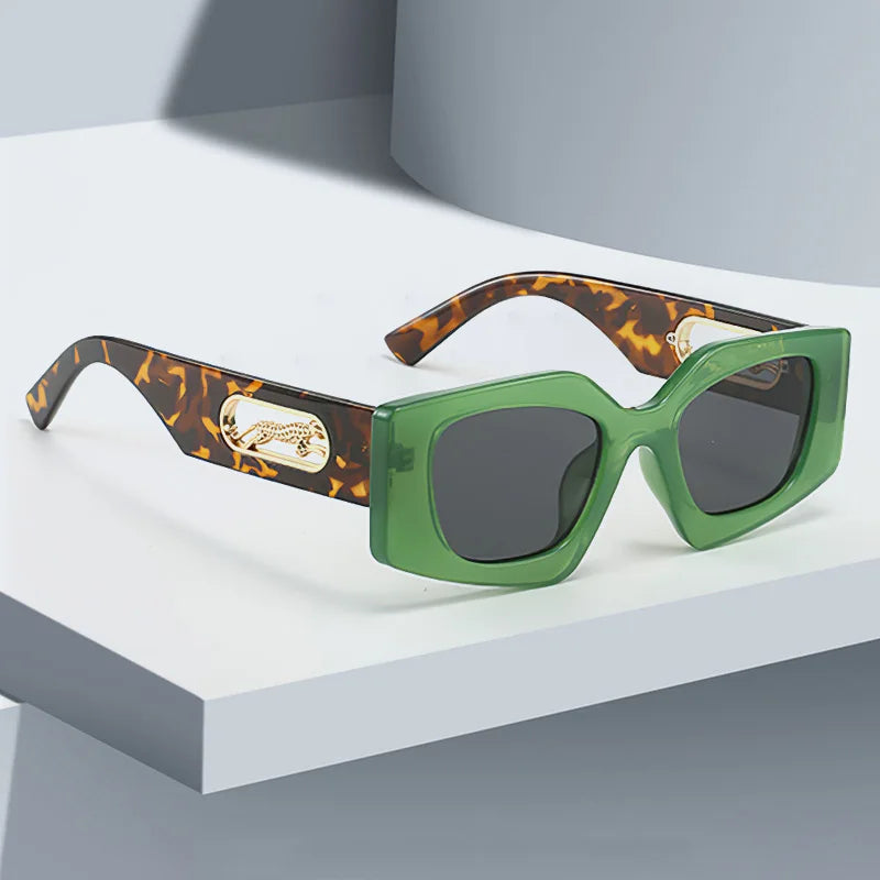 Black Geometric Glasses