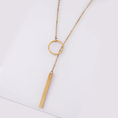 Metal Round Necklace