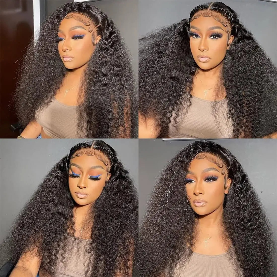 Deep Wave Lace Front Wigs curly