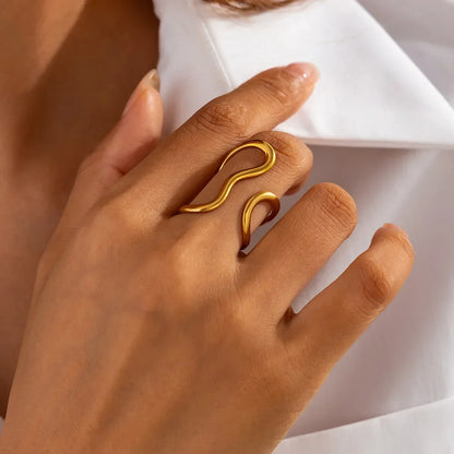 Irregular Stainless Steel Gold